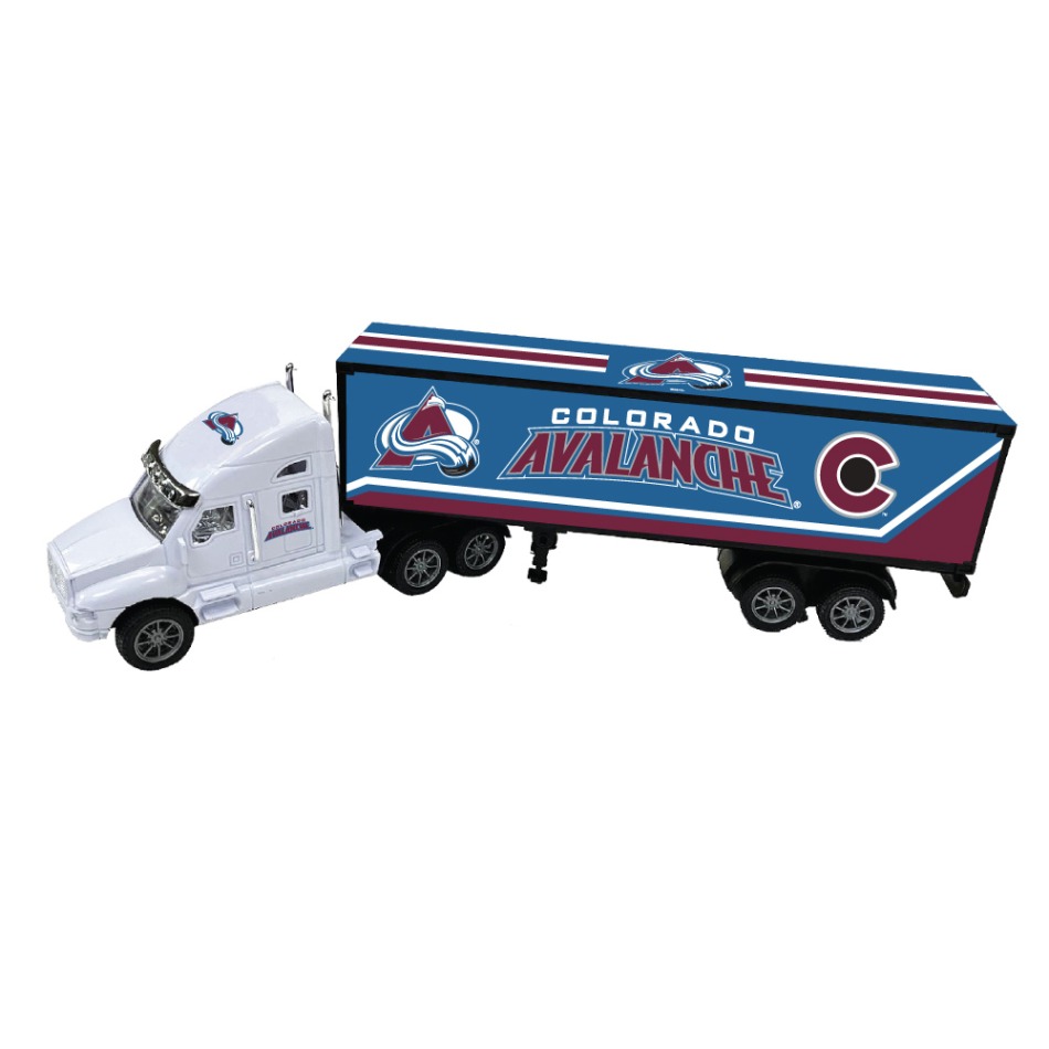 Colorado Avalanche kamion 18-Wheeler Big Rig Truck Black - Colorado Avalanche ostatní suvenýry
