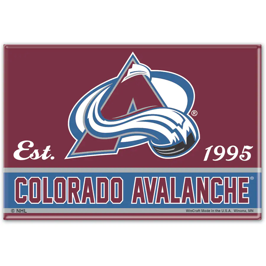 Colorado Avalanche magnetka logo - Colorado Avalanche ostatní suvenýry