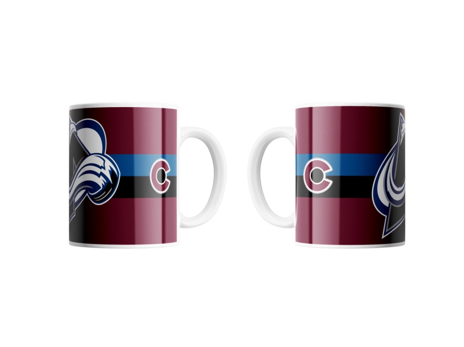 Colorado Avalanche hrníček TRIPLE LOGO (450ml)