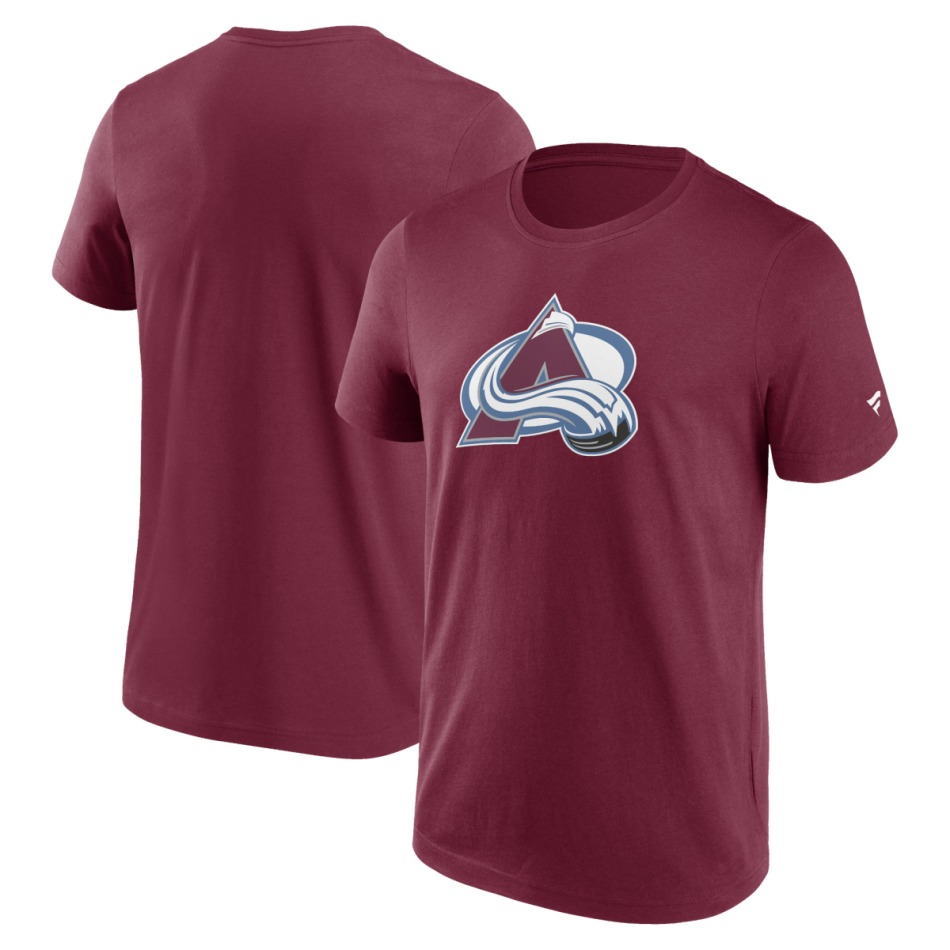 Colorado Avalanche pánské tričko Primary Logo Graphic Rhododendron - Colorado Avalanche trička, polo trička, košile