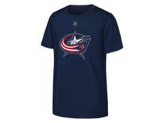 Dětské tričko Adam Fantilli #19 Columbus Blue Jackets NHL Flat Name & Number Short Sleeve Cotton