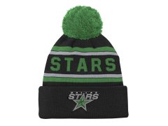 Dallas Stars dětská zimní čepice NHL 3Rd Jersey Jacquard Cuff Pom