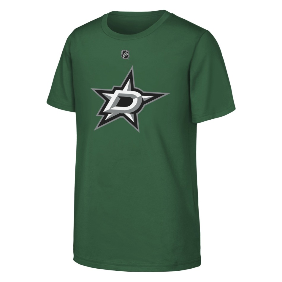 Dětské tričko Mikko Rantanen #96 Dallas Stars NHL Flat Name & Number Short Sleeve Cotton