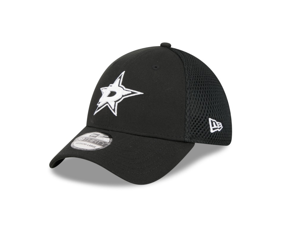 Dallas Stars čepice baseballová kšiltovka NEW ERA 3930 neo black - Dallas Stars kšiltovky, čepice, rukavice