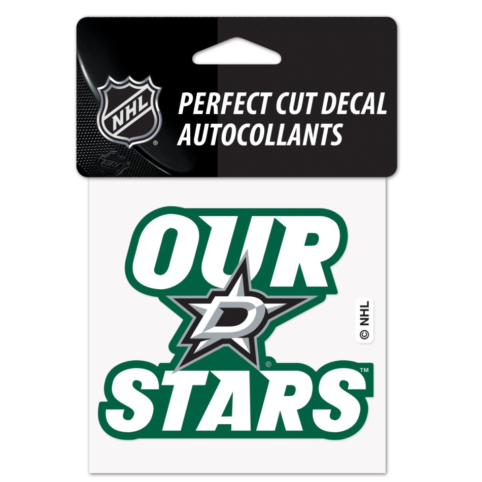 Dallas Stars samolepka Perfect Cut Decal SLOGAN - Dallas Stars ostatní suvenýry