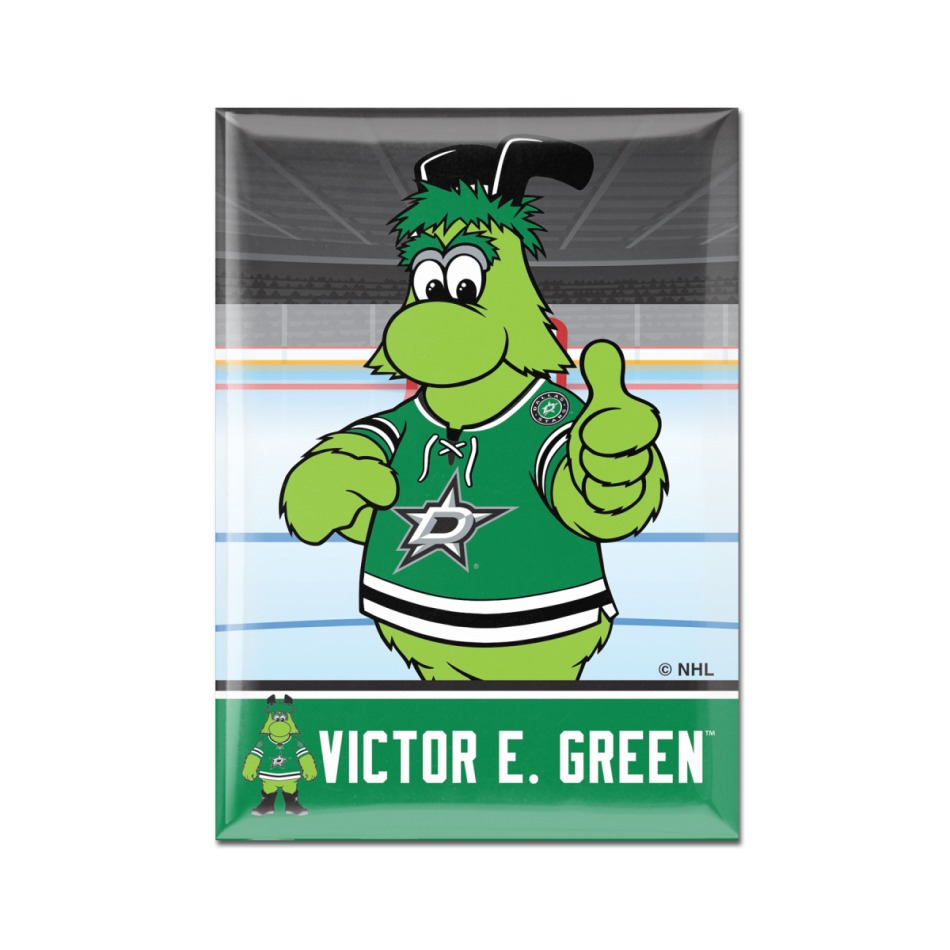 Dallas Stars magnetka Metal Mascot