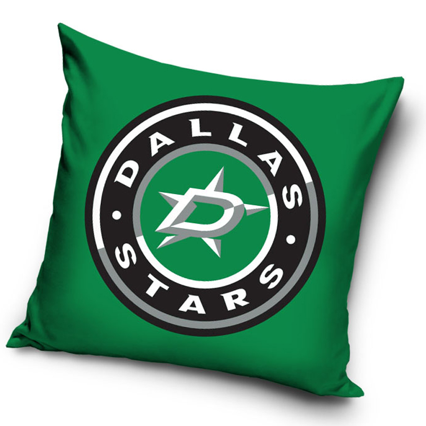 Dallas Stars polštářek button - Dallas Stars povlečení, ručníky, deky