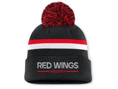 Detroit Red Wings dámská zimní čepice Authentic Pro W/Cap Cuffed Pom Beanie