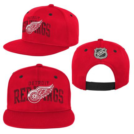 Detroit Red Wings dětská čepice flat kšiltovka Life Style Printed Snapback - Detroit Red Wings dětské oblečení