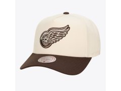 Detroit Red Wings čepice baseballová kšiltovka NHL Brown and Cream Pro Snapback