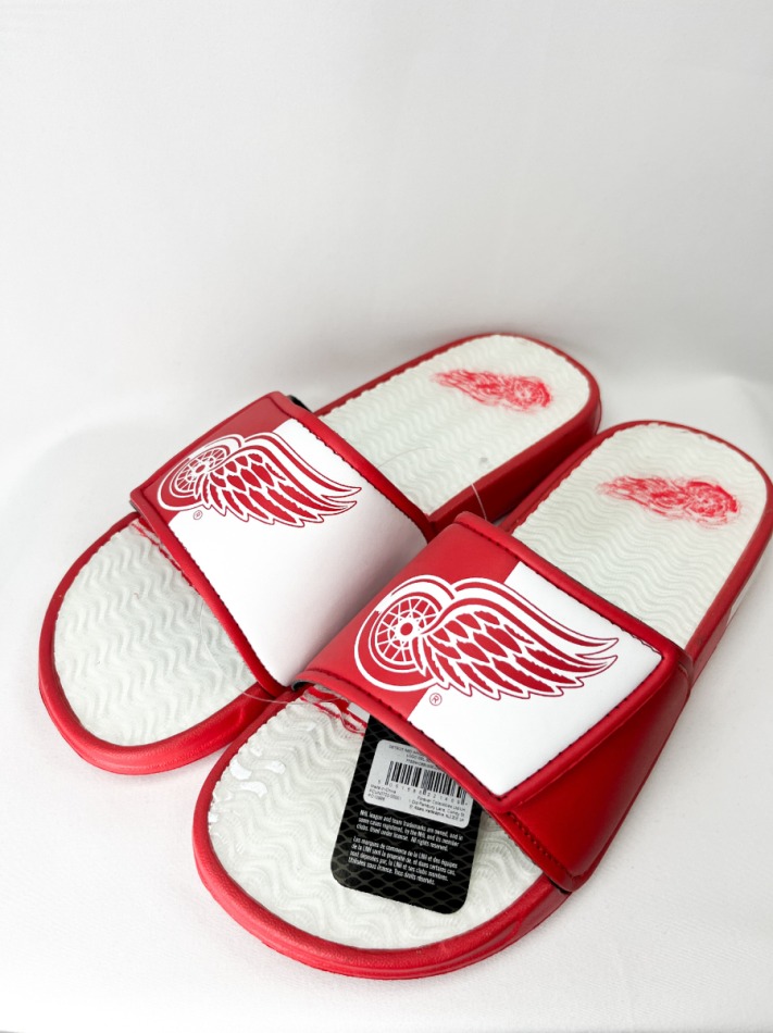 Detroit Red Wings pánské pantofle Colorblock Slipper