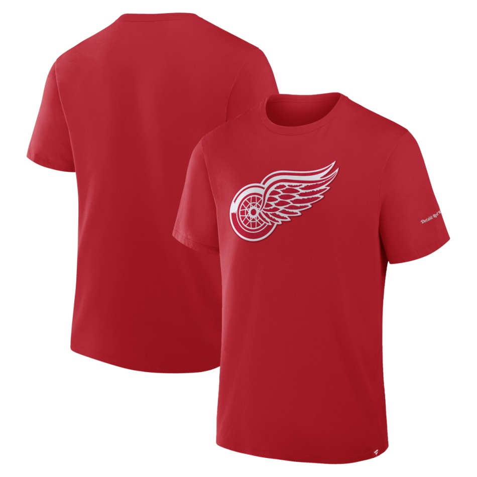 Detroit Red Wings pánské tričko Hat Trick red