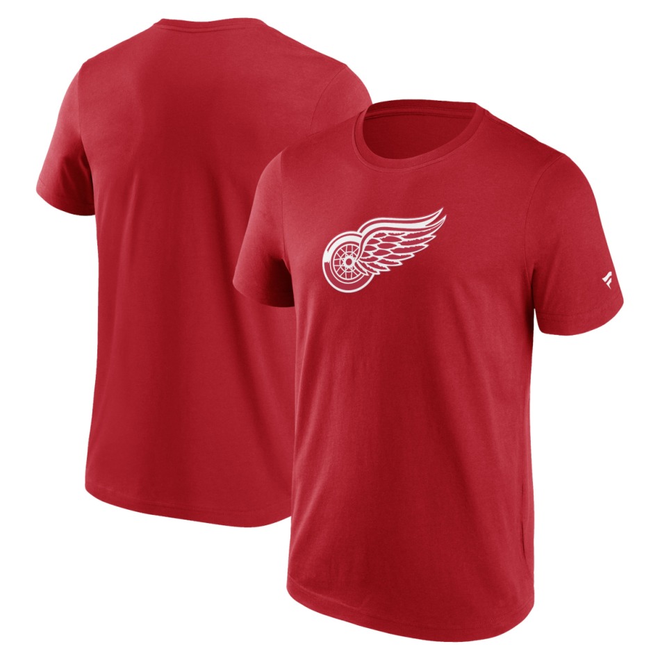 Detroit Red Wings pánské tričko Primary Logo Graphic Athletic Red - Detroit Red Wings trička, polo trička, košile