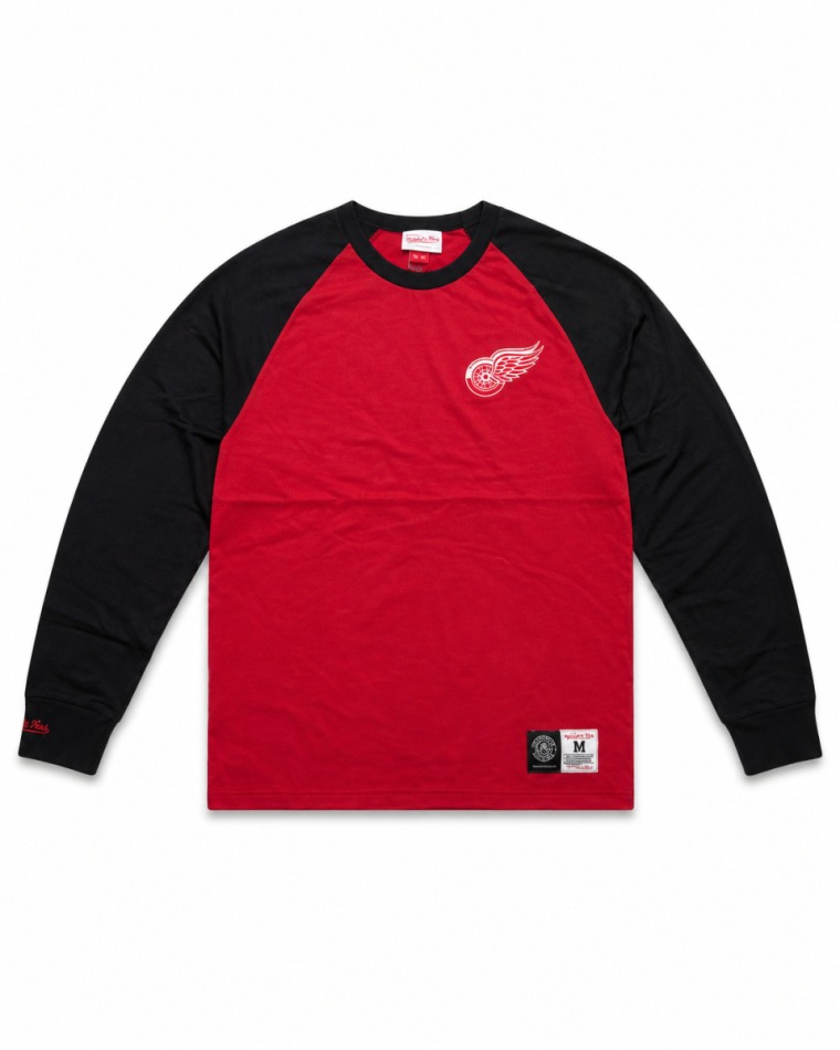 Detroit Red Wings pánské tričko NHL Long Sleeve Two Colours - Detroit Red Wings trička, polo trička, košile