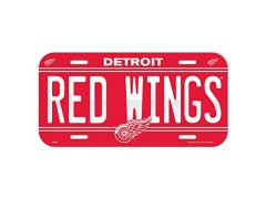 Detroit Red Wings cedule na zeď License Plate Banner