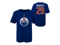 Edmonton Oilers dětské tričko Leon Draisaitl #29 Flat Captains N&N Ctn Tee