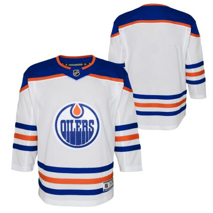 Edmonton Oilers dětský hokejový dres Premier White Away - Edmonton Oilers dětské oblečení