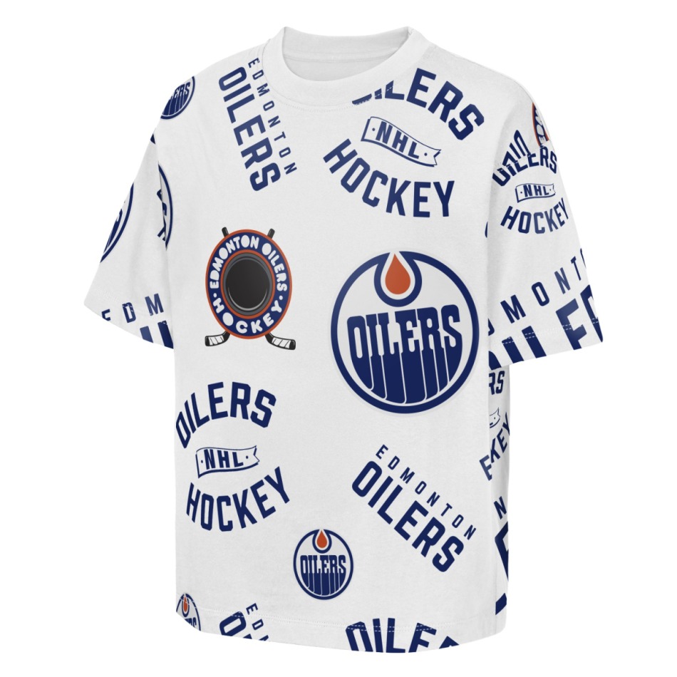 Edmonton Oilers dětské tričko NHL Unstoppable All Over Print Short Sleeve Elevated - Edmonton Oilers dětské oblečení
