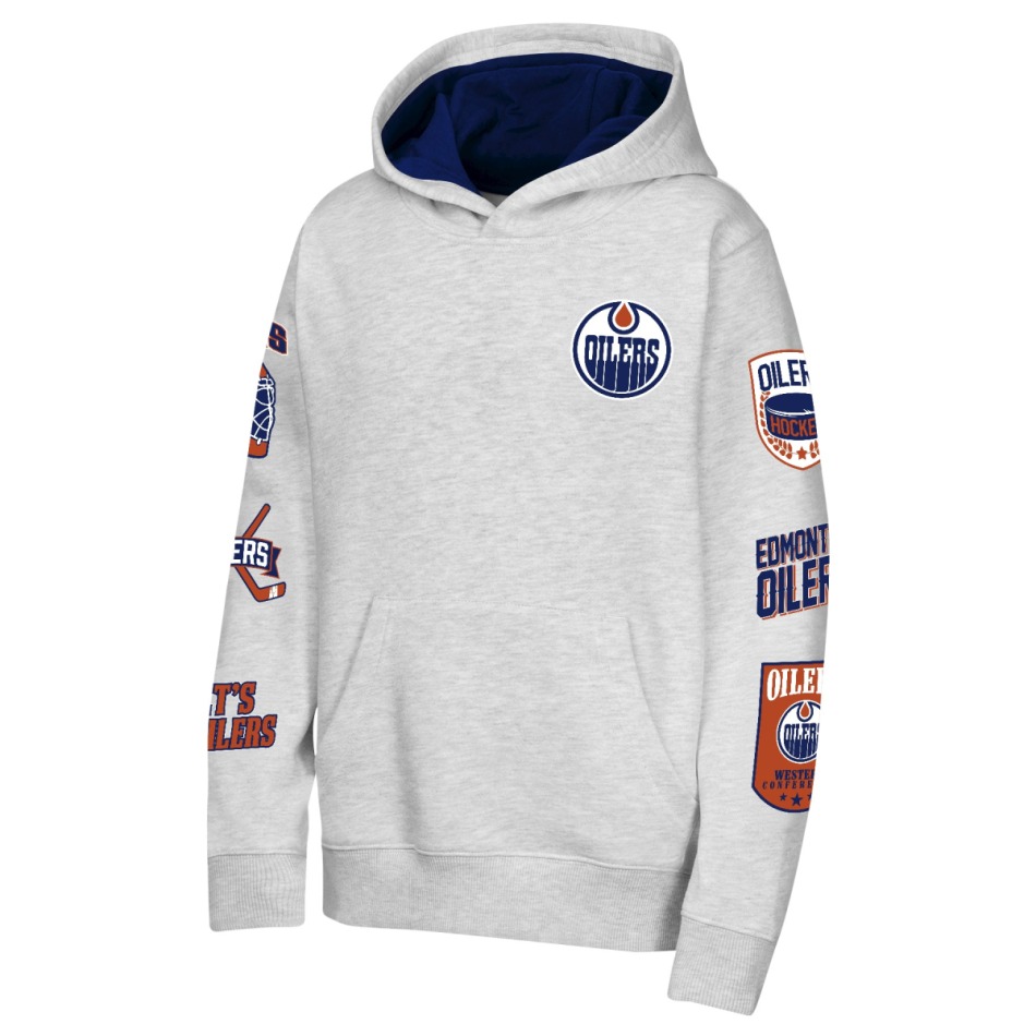Edmonton Oilers dětské tričko s&nbsp;dlouhým rukávem NHL Defensive Showdown Relaxed Cotton Tee - Edmonton Oilers dětské oblečení