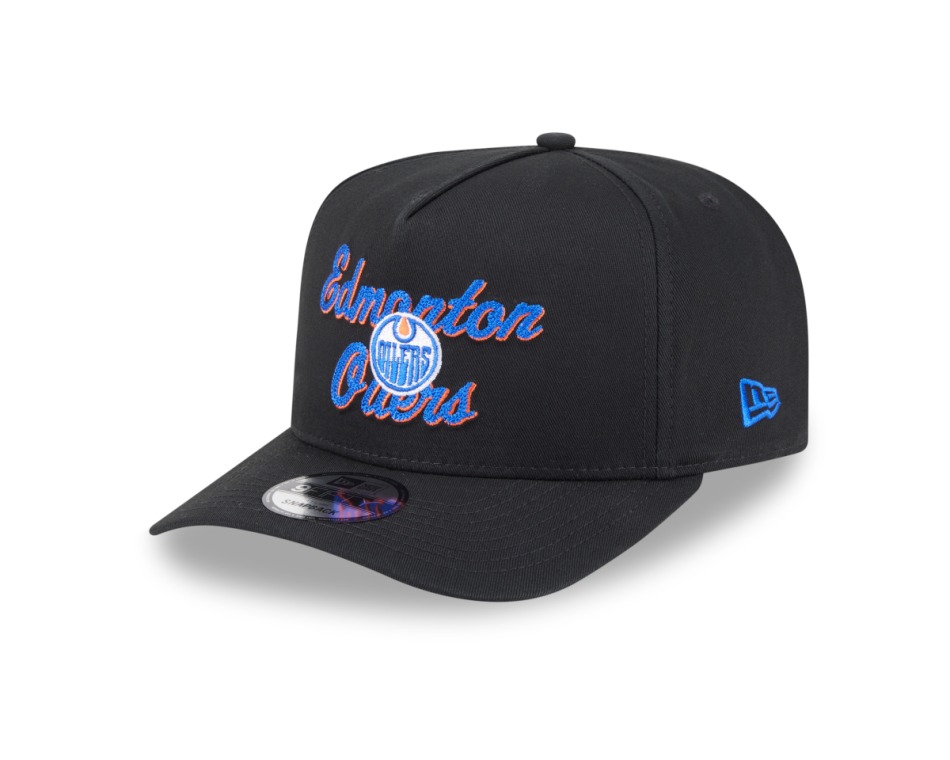 Edmonton Oilers čepice baseballová kšiltovka New Era 950AF Chainstitch black - Edmonton Oilers kšiltovky, čepice, rukavice