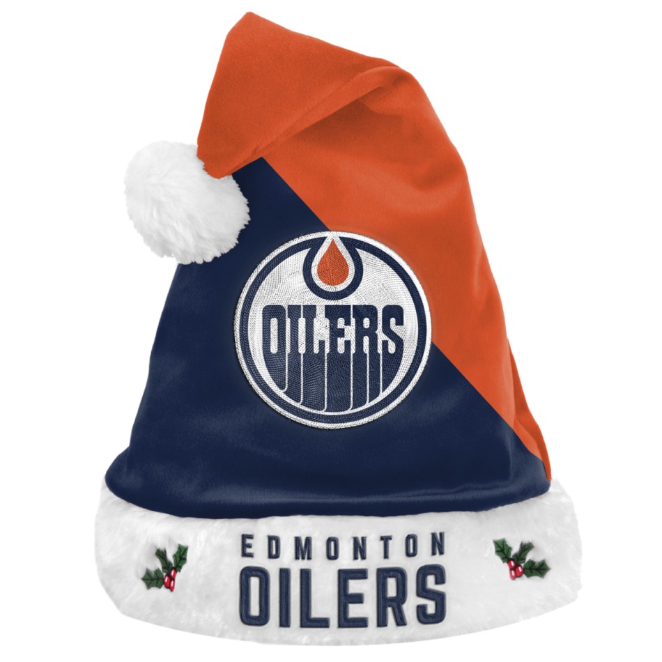 Edmonton Oilers zimní čepice foco colorblock santa hat - Edmonton Oilers kšiltovky, čepice, rukavice