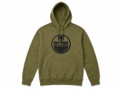 Edmonton Oilers pánská mikina s&nbsp;kapucí NHL Military green