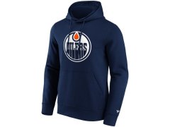 Edmonton Oilers pánská mikina s&nbsp;kapucí Primary Logo Graphic Hoodie navy