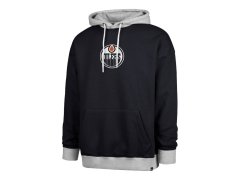 Edmonton Oilers pánská mikina s&nbsp;kapucí 47 Patch Drop Shoulder Hood black