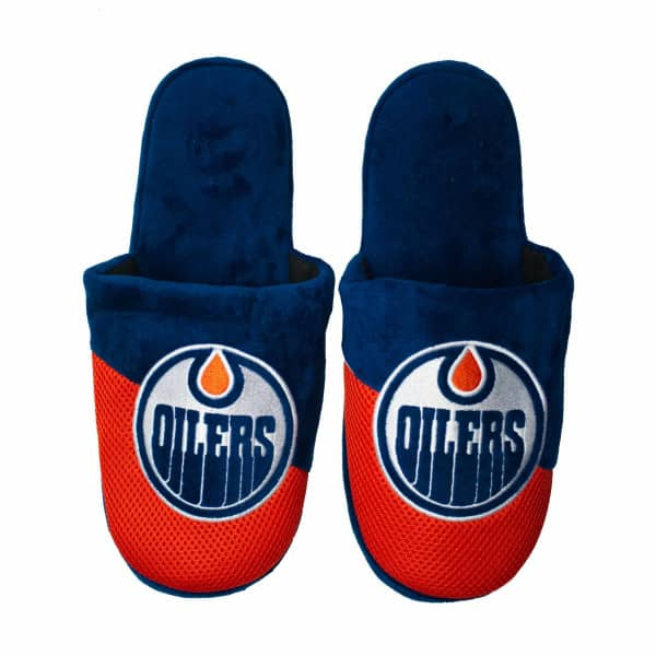 Edmonton Oilers pánské pantofle Logo Staycation Slipper - Edmonton Oilers ostatní modní doplňky