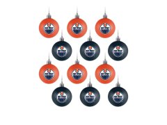 Edmonton Oilers vánoční ozdoby NHL FOCO 12 Pack Ball Ornament Set