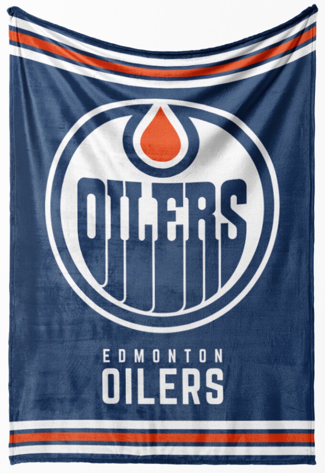 Edmonton Oilers fleecová deka Essential 150x200 cm - Edmonton Oilers povlečení, ručníky, deky