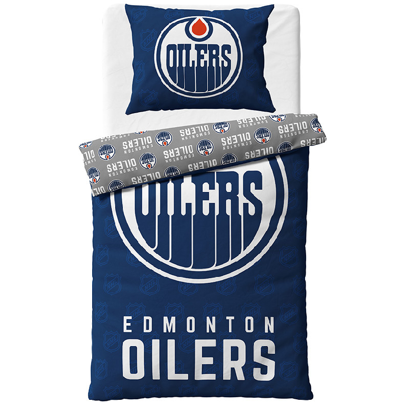 Edmonton Oilers povlečení na jednu postel Shields - Edmonton Oilers povlečení, ručníky, deky