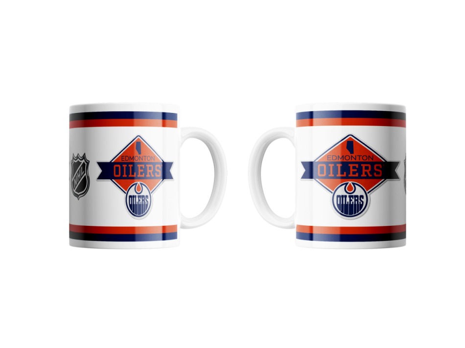 Edmonton Oilers hrníček STRIPES - Edmonton Oilers sklenice, hrníčky, misky