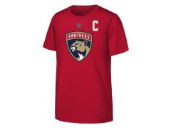 Florida Panthers dětské tričko Aleksander Barkov #16 NHL Flat Captains Name & Number Short Sleeve Cotton