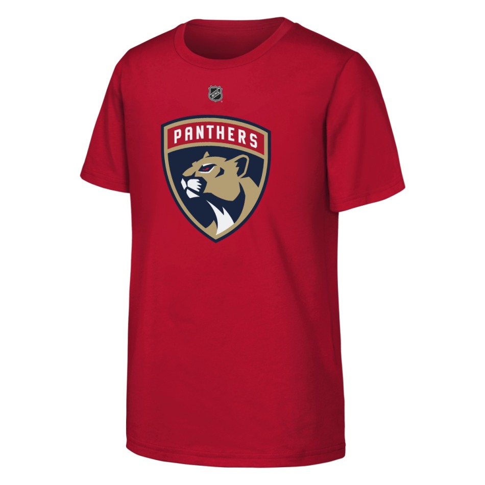 Dětské tričko Sam Bennett #9 Florida Panthers NHL Flat Name & Number Short Sleeve Cotton