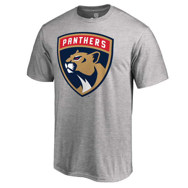 Pánské tričko Florida Panthers NHL Primary Logo New - šedé - Florida Panthers trička, polo trička, košile