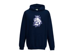 Hokejové reprezentace dětská mikina s&nbsp;kapucí navy Czech Ice Hockey lion