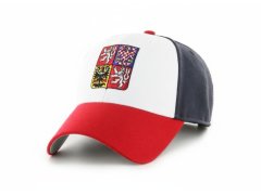 Hokejové reprezentace dětská čepice baseballová kšiltovka Czech Republic Replica Basic CT 47 MVP white-navy