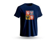 Hokejové reprezentace dětské tričko Czech Republic National Emblem 2025 navy