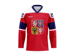 Hokejové reprezentace hokejový dres Dominik Kubalík #81 CCM Czech republic red
