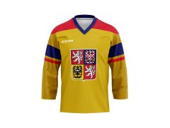Hokejové reprezentace hokejový dres Martin Nečas #98 2024 CCM Fandres replica gold