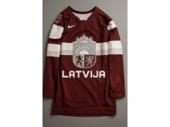 Hokejové reprezentace hokejový dres Latvia NIKE IIHF World Championships replica