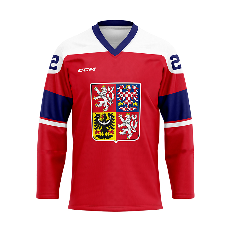 Hokejové reprezentace hokejový dres Dominik Kubalík #81 CCM Czech republic red - Hokejové reprezentace dresy