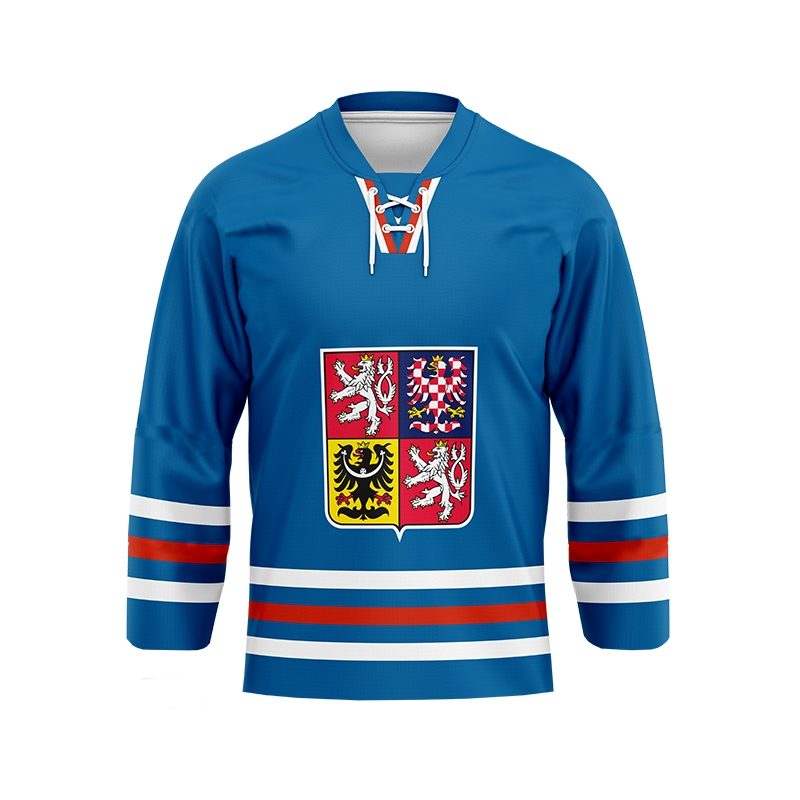 Hokejové reprezentace hokejový dres Dominik Kubalík #81 2023/2024 CCM Fandres replica - blue - Hokejové reprezentace dresy