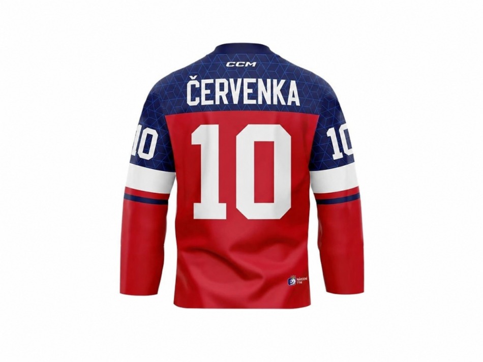 Hokejové reprezentace hokejový dres Roman Červenka #10 CCM Fandres replica 2026 red