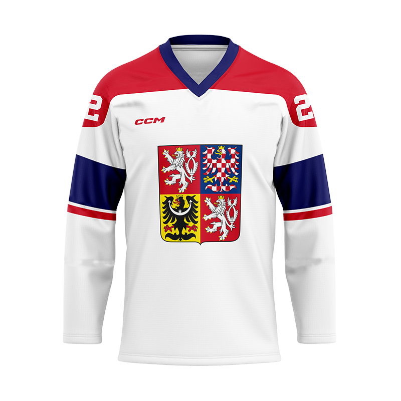 Hokejové reprezentace hokejový dres Martin Nečas #98 CCM Czech republic white