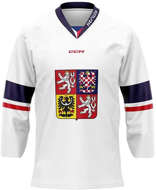 Hokejové reprezentace hokejový dres Ondřej Palát #18 2023/2024 CCM Fandres replica white