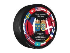 Hokejové reprezentace puk Ice Hockey World Championship Sweden | Denmark MS 2025 Dueling 12.05.2025 Czechia vs. Denmark