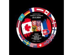 Hokejové reprezentace puk Ice Hockey World Championship Czechia MS 2024 Dueling 23.5.2024 Canada vs. Slovakia
