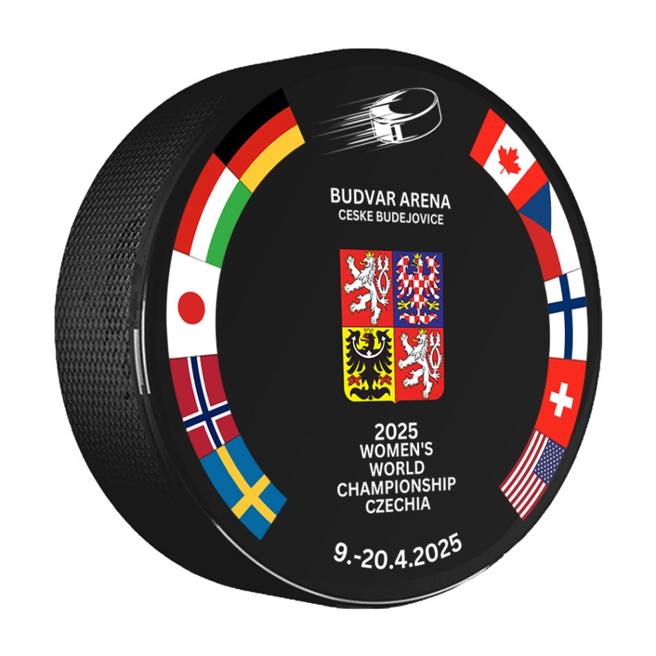 Hokejové reprezentace puk Ice Hockey Women´s World Championship Czechia MS 2025